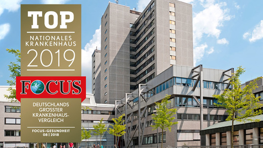 Knappschaftskrankenhaus Top nationales Krankenhaus NRW bei Focus Klinikliste